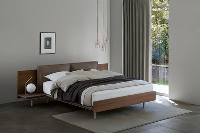 Compact Wooden Storage Bed