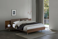 Compact Wooden Storage Bed