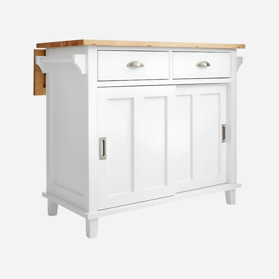 White Kitchen Island