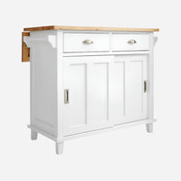White Kitchen Island