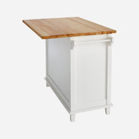 White Kitchen Island