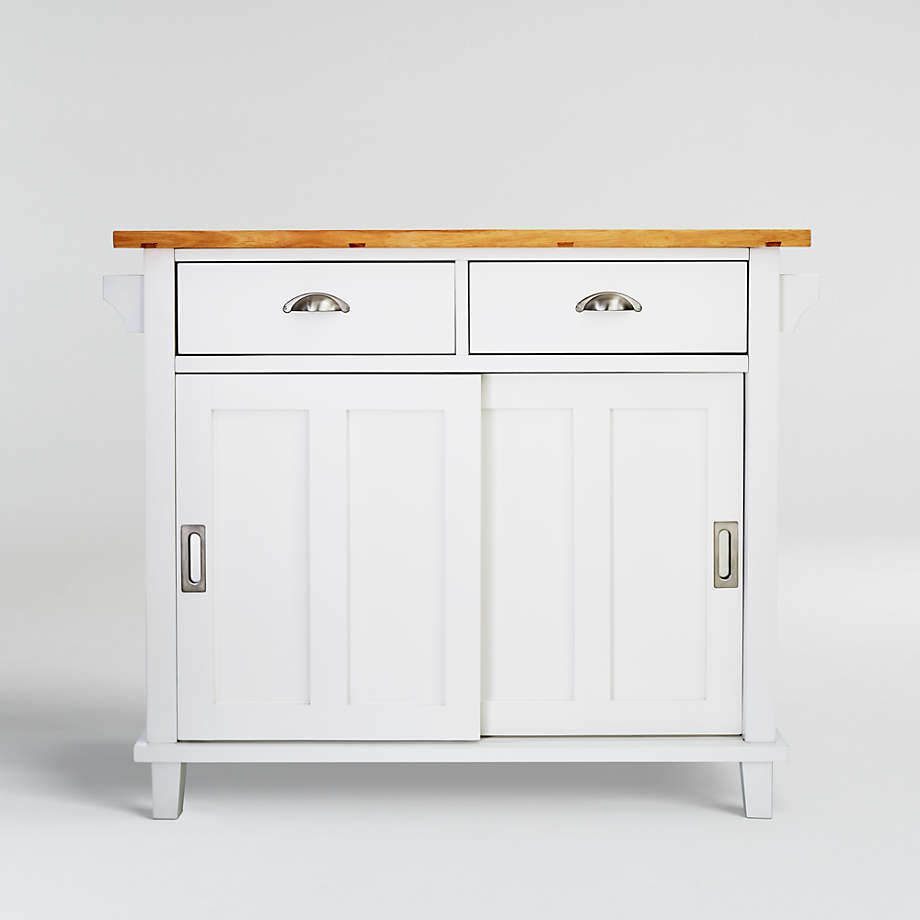 White Kitchen Island