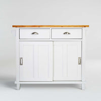 White Kitchen Island