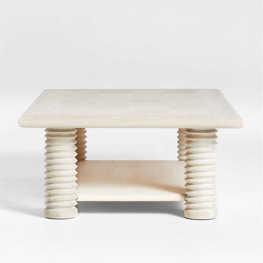 Rectangular Coffee Table with Shelf