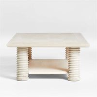 Rectangular Coffee Table with Shelf