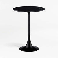 Nero Marble Round Accent Table