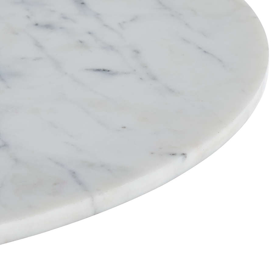Nero Marble Round Accent Table