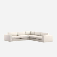 Oceanside Low 3-Piece L-Shaped Sectional Sofa