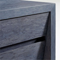 Charcoal Wood Storage End Table