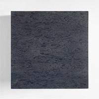 Charcoal Wood Storage End Table