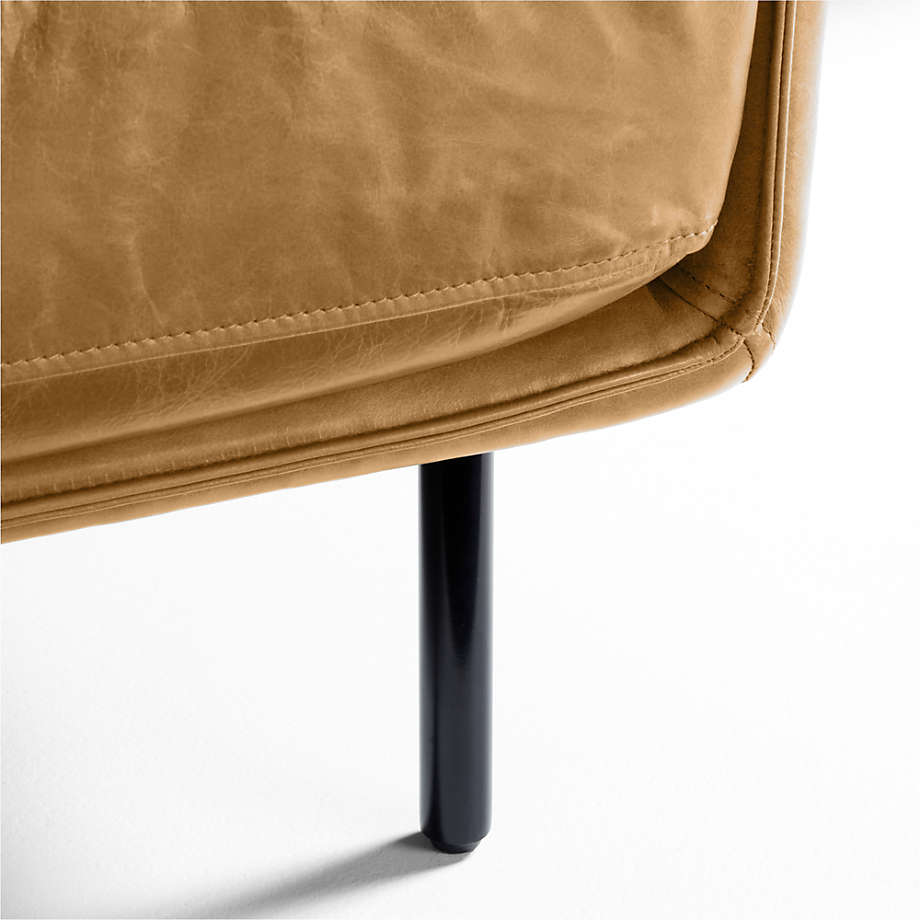 84" Leather Sofa
