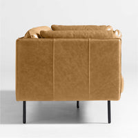 84" Leather Sofa
