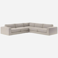 Oceanside Low 3-Piece L-Shaped Sectional Sofa