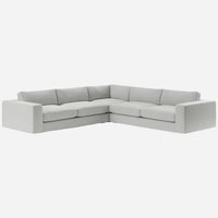 Oceanside Low 3-Piece L-Shaped Sectional Sofa