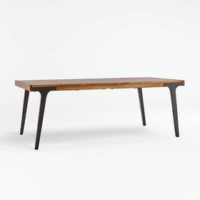 Lakin 81" Teak Extendable Dining Table