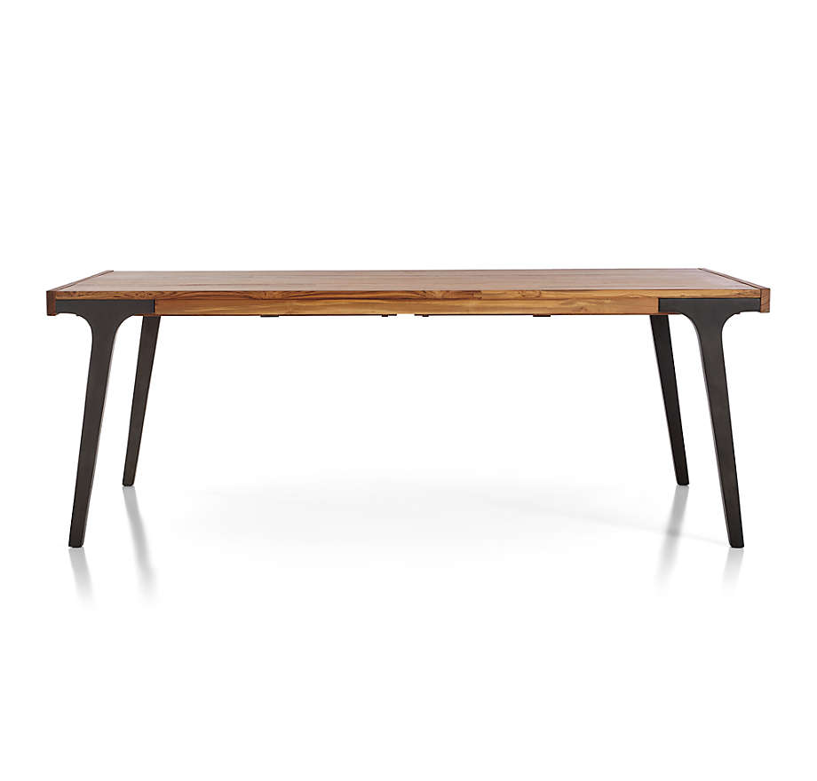 Lakin 81" Teak Extendable Dining Table