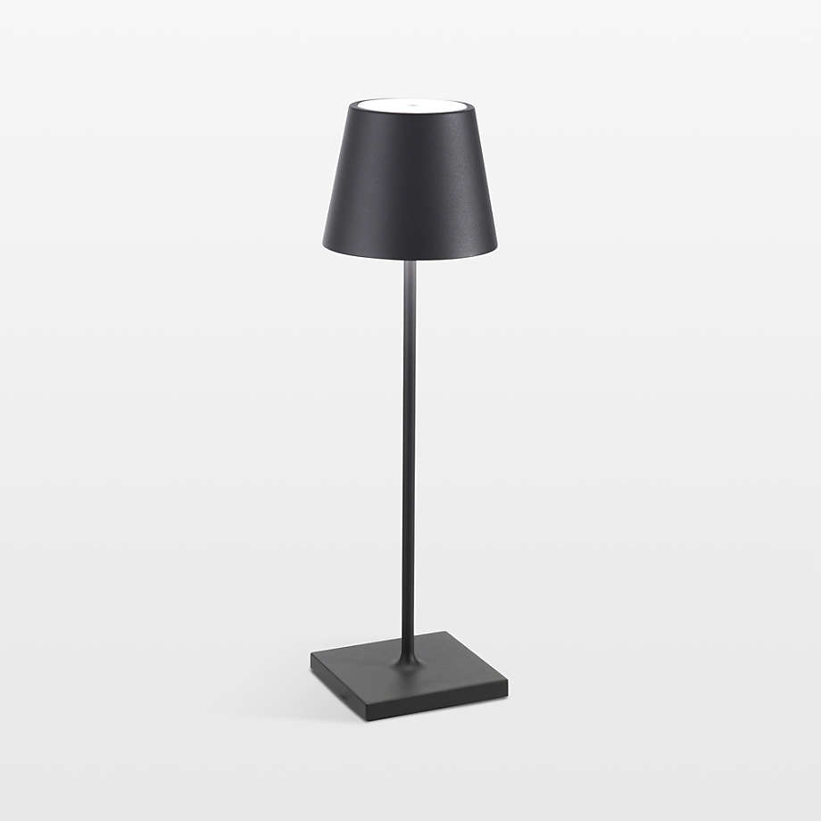 Dark Grey Metal Table Lamp