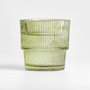 Atwell Moss Green Stackable Ribbed Double